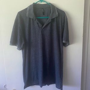 VIGO Men’s XL Blue Short-Sleeve Cotton Poly Shirt